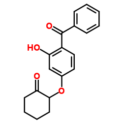 2-(4-Benzoyl-3-hydroxyphenoxy)cyclohexanone Structure