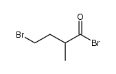 4-bromo-2-methyl-butyryl bromide Structure