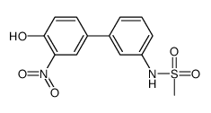 N-[3-(4-hydroxy-3-nitrophenyl)phenyl]methanesulfonamide Structure