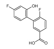 4-fluoro-3-(4-fluoro-2-hydroxyphenyl)benzoic acid Structure