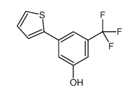 3-thiophen-2-yl-5-(trifluoromethyl)phenol Structure