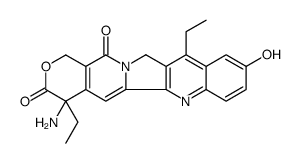 7-ethyl-10-hydroxy-20-deoxyaminocamptothecin结构式