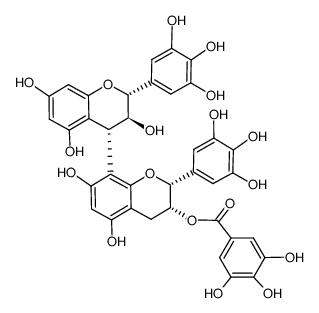 prodelphinidin B-4 3'-O-gallate结构式