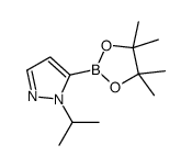 1-异丙基吡唑-5-硼酸频哪醇酯结构式