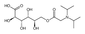 D-gluconic acid, 6-ester with N,N-diisopropylglycine Structure