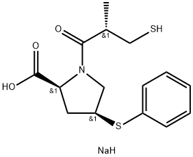 Zofenopril Desbenzoyl Sodium Structure