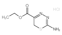 2-氨基-6H-[1,3,4] 噻二嗪-5-羧酸乙酯盐酸盐结构式