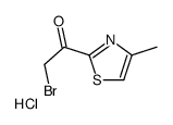 2-bromo-1-(4-Methylthiazol-2-yl)ethanone hydrochloride Structure