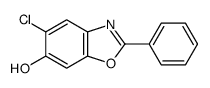 5-chloro-2-phenyl-1,3-benzoxazol-6-ol Structure