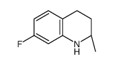 (2R)-7-Fluoro-2-methyl-1,2,3,4-tetrahydroquinoline Structure
