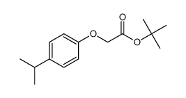 tert-butyl 2-(4-isopropylphenoxy)acetate结构式