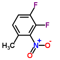 1,2-Difluoro-4-methyl-3-nitrobenzene Structure