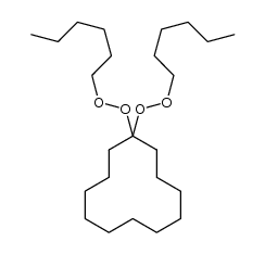 1,1-bis(hexylperoxy)cyclododecane Structure