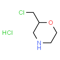 2-(chloromethyl)Morpholine hydrochloride Structure