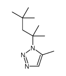 5-methyl-1-(2,4,4-trimethylpentan-2-yl)triazole结构式
