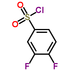 3,4-二氟苯磺酰氯结构式