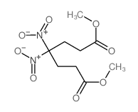 Heptanedioic acid,4,4-dinitro-, 1,7-dimethyl ester结构式