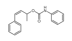 (Z)-4-phenylbut-3-en-2-yl N-phenylcarbamate结构式