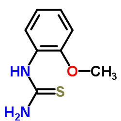 1-(2-Methoxyphenyl)thiourea Structure