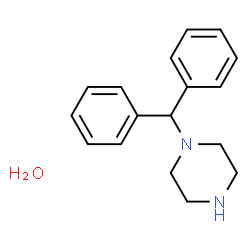 N-二苯甲基哌嗪一水合物结构式