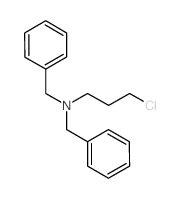 N,N-Dibenzyl-3-chloro-1-propanamine结构式