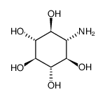 1-amino-1-deoxy-scyllo-inositol Structure