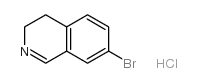 7-溴-3,4-二氢异喹啉盐酸盐结构式