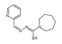 N-[(E)-pyridin-2-ylmethylideneamino]azepane-1-carbothioamide结构式