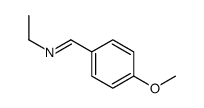N-ethyl-1-(4-methoxyphenyl)methanimine Structure
