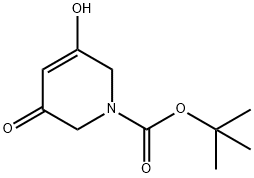 tert-Butyl 3-hydroxy-5-oxo-5,6-dihydropyridine-1(2H)-carboxylate Structure