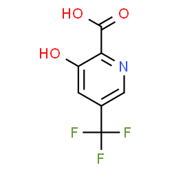 3-羟基-5-(三氟甲基)吡啶-2-甲酸结构式