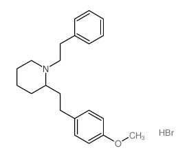 2-[2-(4-methoxyphenyl)ethyl]-1-phenethyl-piperidine Structure