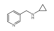 环丙基吡啶-3-基甲基胺结构式