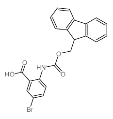 Fmoc-2-amino-5-bromobenzoic acid Structure