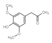 1-(4-羟基-3,5-二甲氧基苯基)丙-2-酮结构式