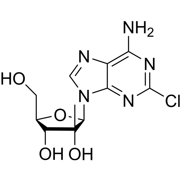 Adenosine, 2-chloro-2'-C-Methyl-结构式