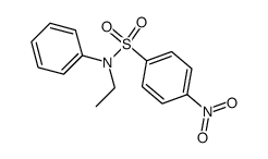 4-nitro-benzenesulfonic acid-(N-ethyl-anilide)结构式