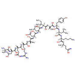 (GLY106)-CYTOCHROME C (92-107) (MANDUCA SEXTA)结构式