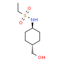 N-((1r,4r)-4-(羟甲基)环己基)乙磺酰胺结构式