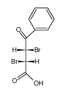 iso-β-benzoyl-acrylic acid-dibromide Structure