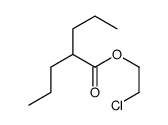 2-chloroethyl 2-propylpentanoate Structure
