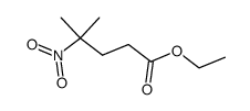 ethyl 4-methyl-4-nitro-pentanoate Structure