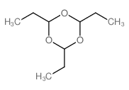 1,3,5-Trioxane,2,4,6-triethyl- structure
