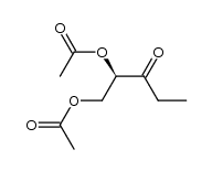 (2R)-1,2-di(acetyloxy)pentan-3-one Structure