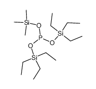 bis(triethylsilyl) (trimethylsilyl) phosphite Structure