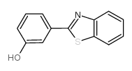 Phenol,3-(2-benzothiazolyl)- Structure