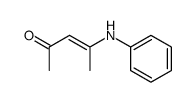 4-苯氨基-3-戊烯-2-酮结构式