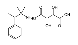 alpha,alpha,beta-trimethylphenethylammonium [R-(R*,R*)]-hydrogen tartrate Structure
