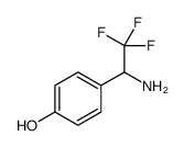 4-(1-氨基-2,2,2-三氟乙基)苯酚结构式