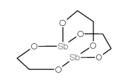 poly(antimony ethylene glycoxide) structure